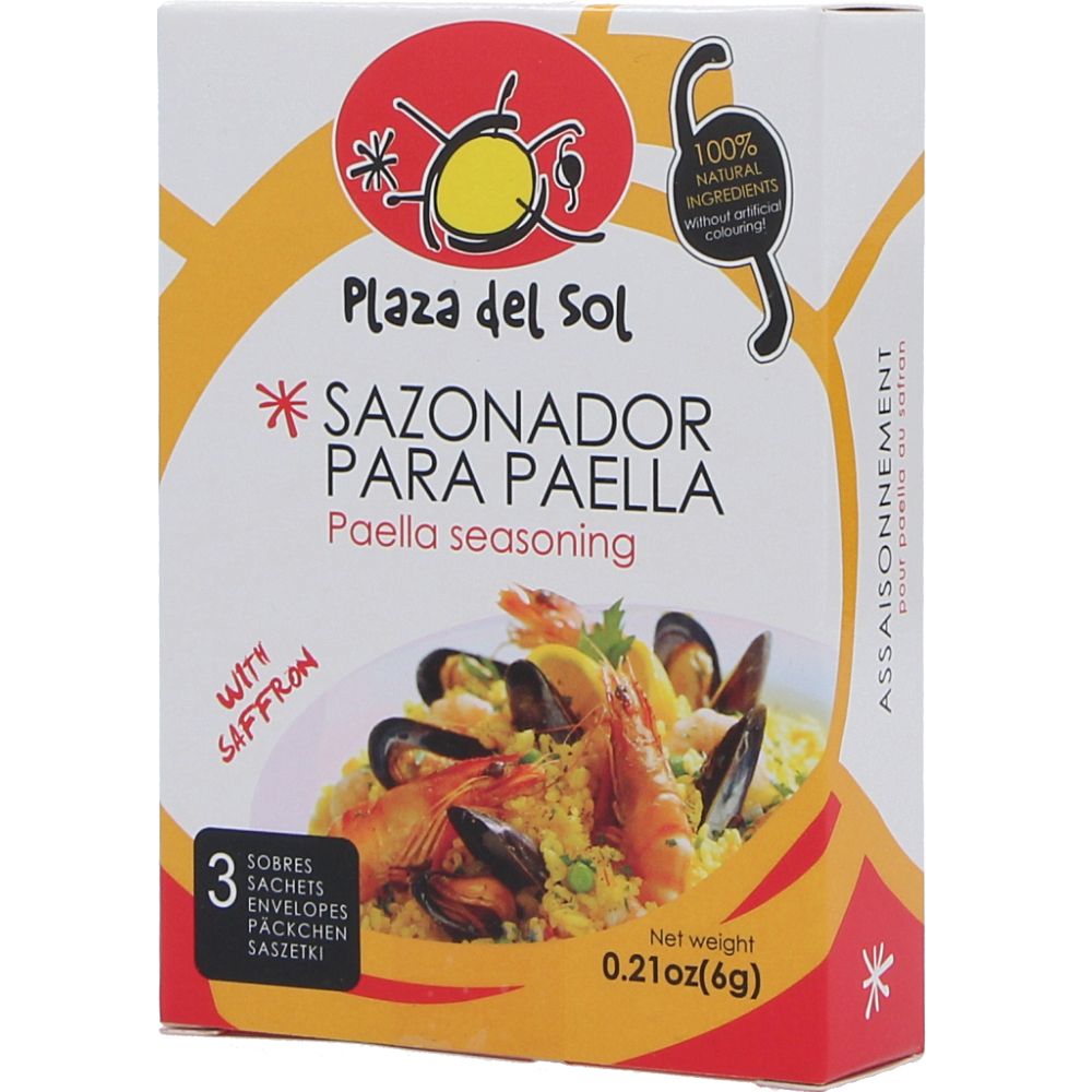  - Plaza del Sol Paella Seasoning w/ Saffron 6 g (1)