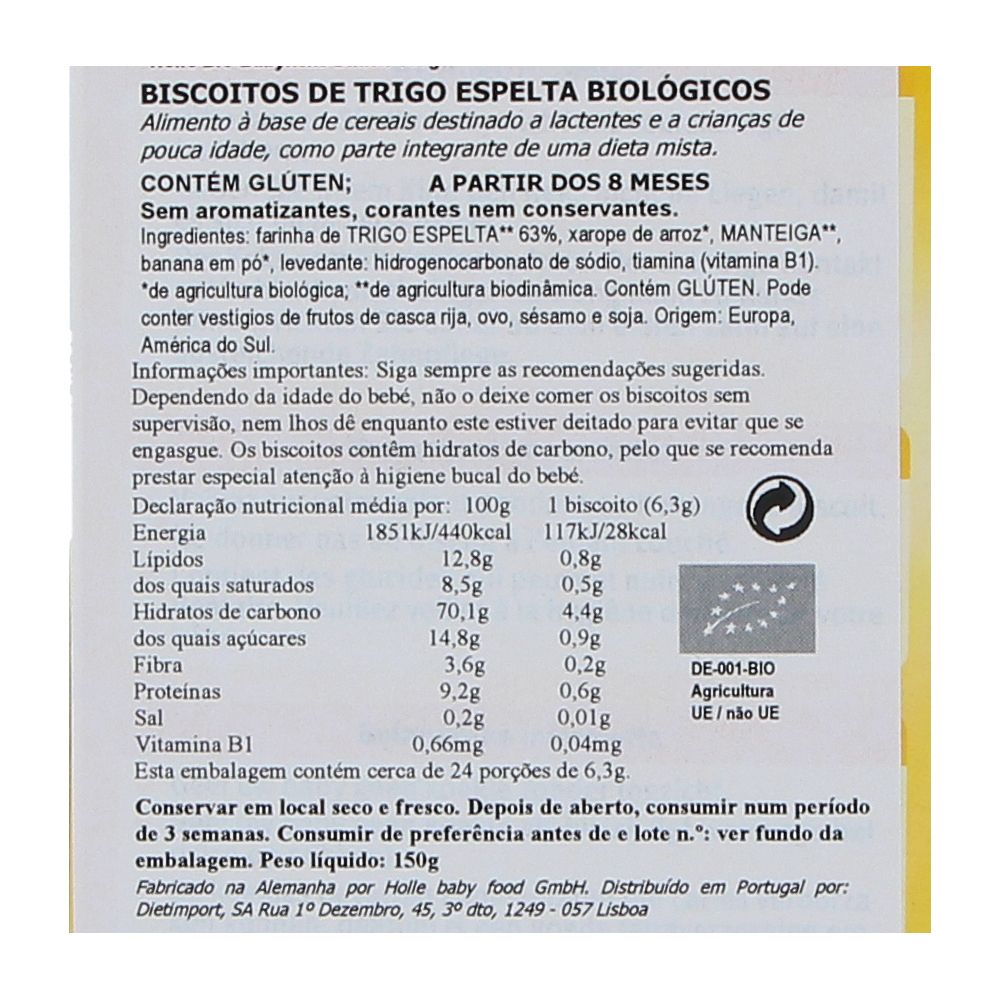  - Biscoitos Espelta Bio 8M Holle 150g (2)