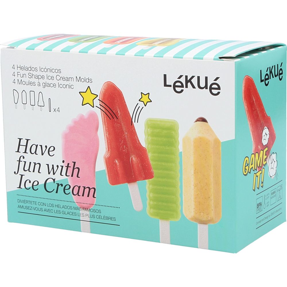  - Lékué Assorted Ice Lolly Forms 4 pc (1)