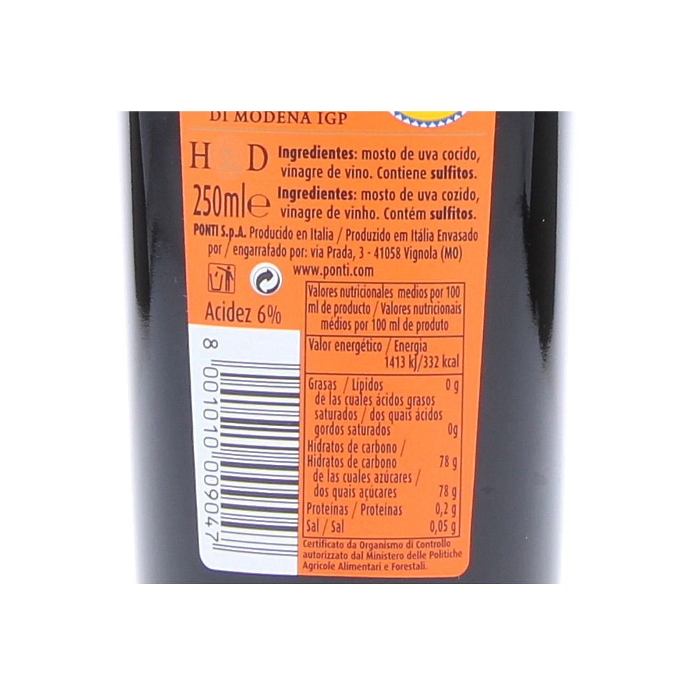  - Ponti HD Balsamic Vinegar 250 ml (2)