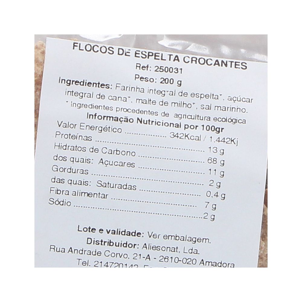  - Eco-Salim Organic Crunchy Spelt Flakes 200g (2)