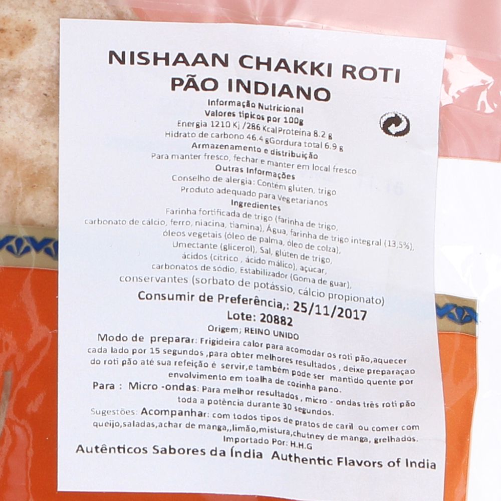  - Pão Nishaan Chapati Chakki 350g (2)