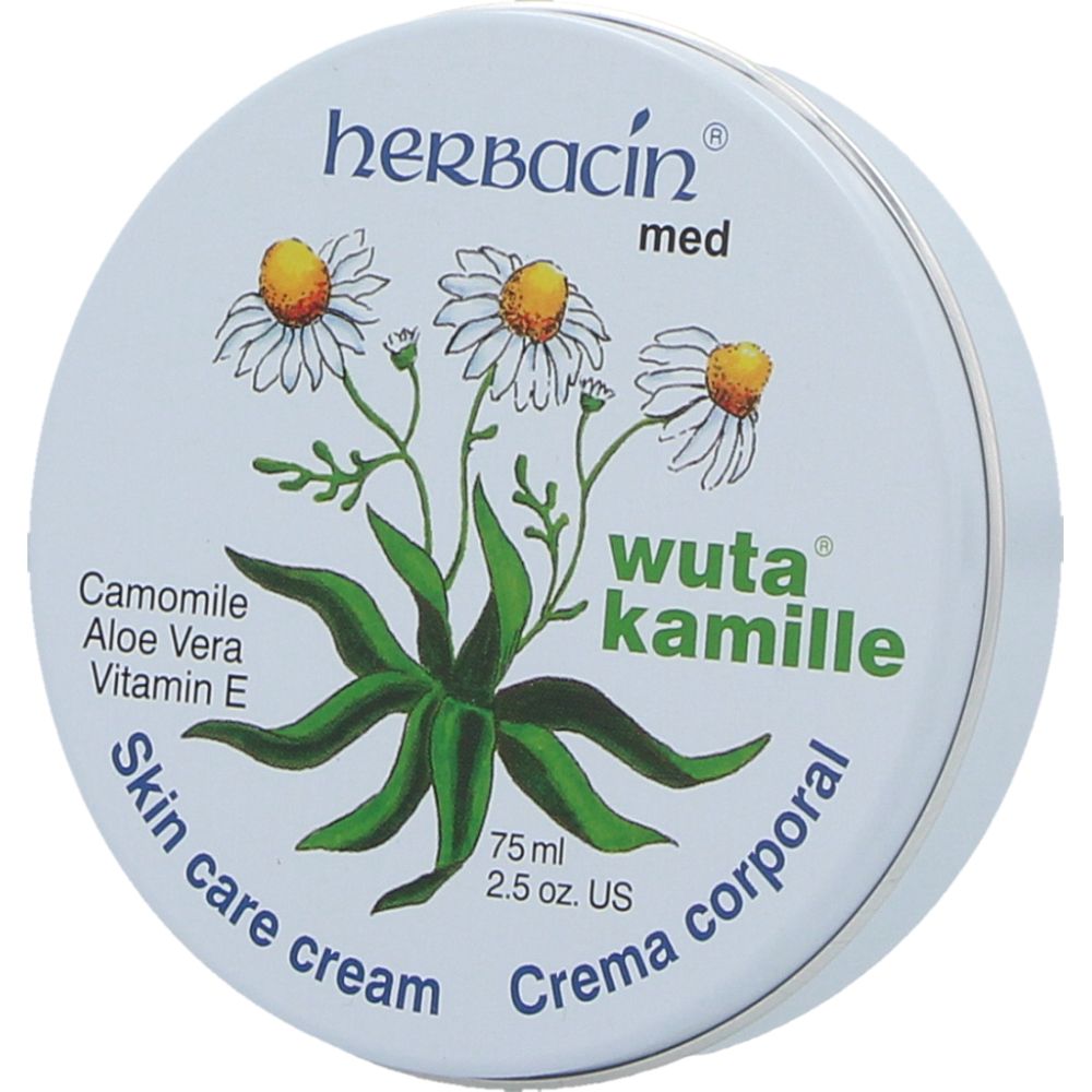  - Herbacín Camomile / Aloe Vera Skin Care Cream Tin 75 ml (1)