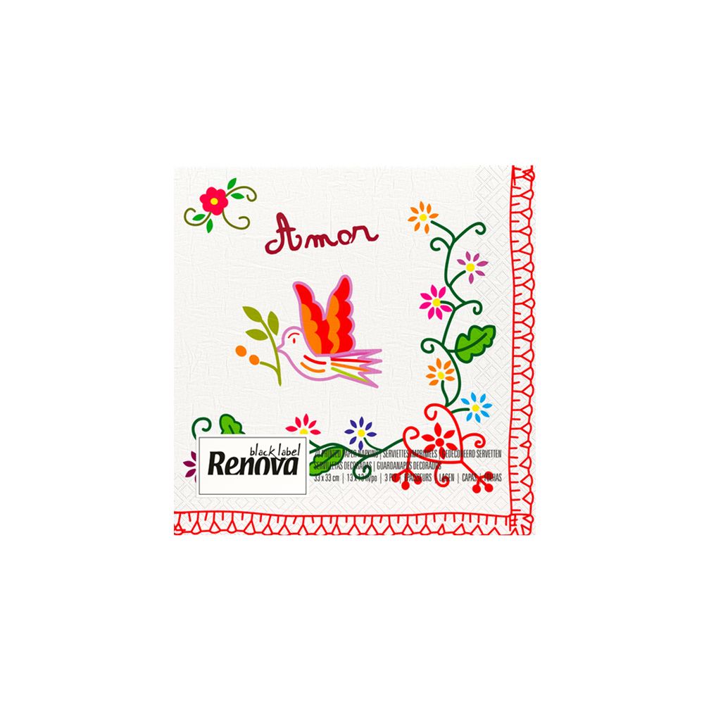  - Renova Black Label Napkins Embroidery (1)