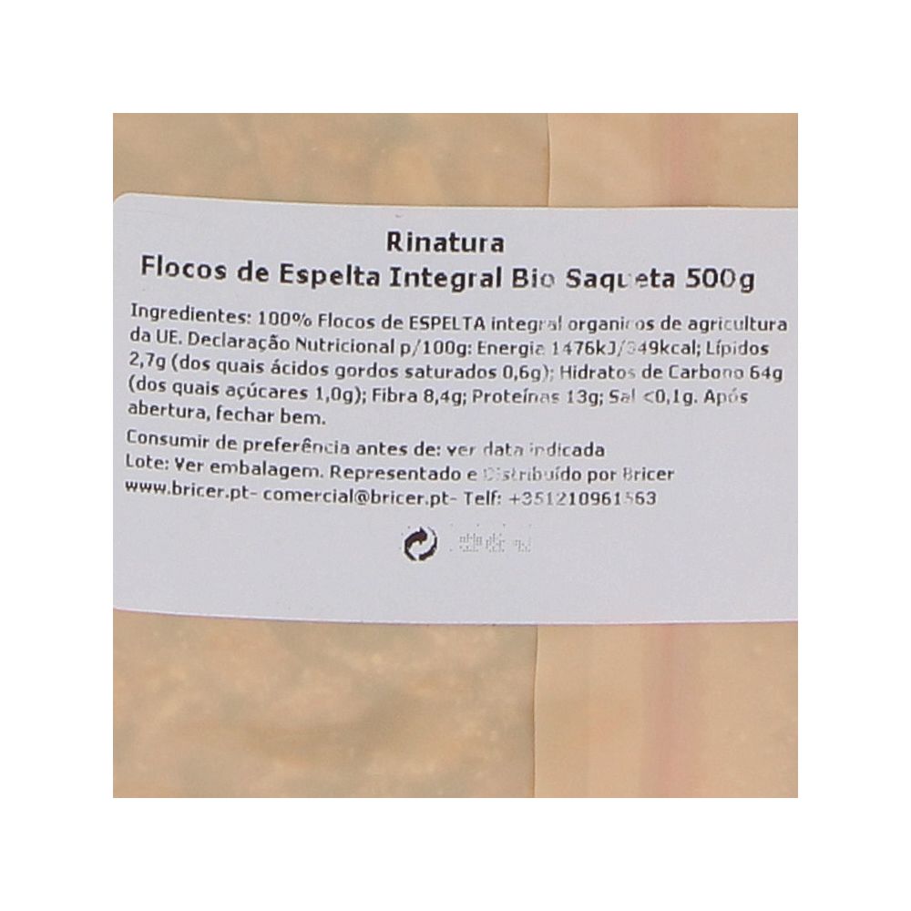  - Flocos Espelta Rinatura Integral Bio 500g (2)
