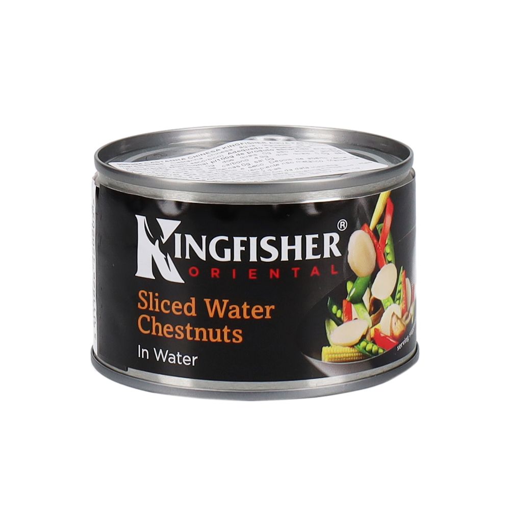 - Kingfisher Sliced Water Chestnuts in Water 140g (1)