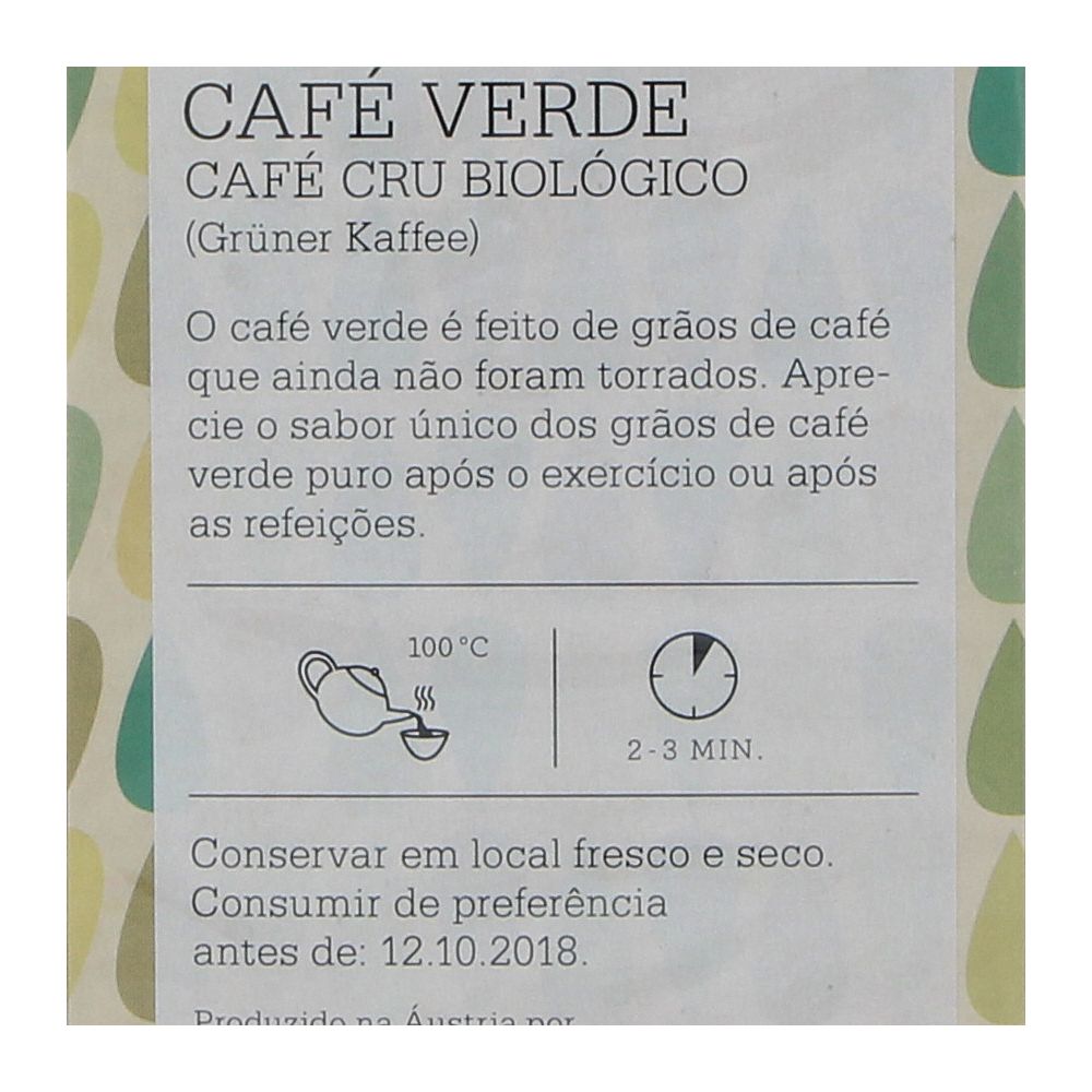  - Café Verde Sonnentor Cru Biológico 18 Saquetas = 54 g (2)